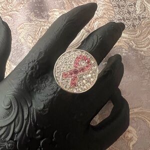 Breast Cancer Awareness Stretch Ring